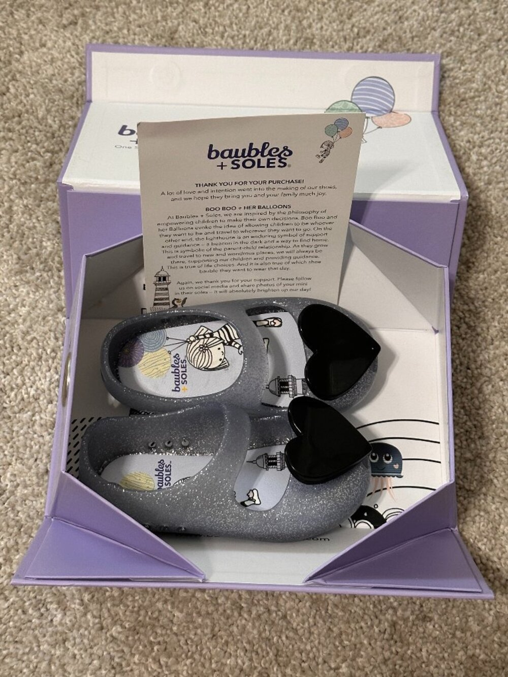 Baubles + Soles Kaia Starlight  Kids size 7